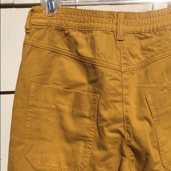 New L.F. Markey Yellow Relaxed Leg Johnny Jeans 27 - Picture 4 of 4